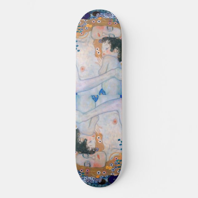 Gustav Klimt - Mother and Child Skateboard (Front)
