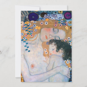 Gustav Klimt - Mother and Child Thank You Card
