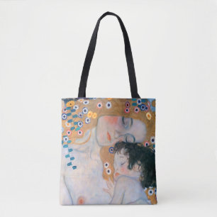 Gustav Klimt - Mother and Child Tote Bag