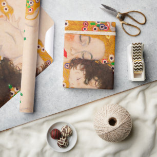 Gustav Klimt - Mother and Child  Wrapping Paper