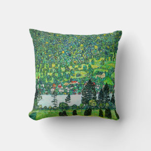 Gustav Klimt - Mountain Slope at Unterach Cushion