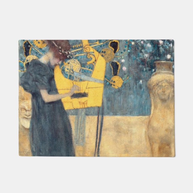 Gustav Klimt Music Doormat (Front)
