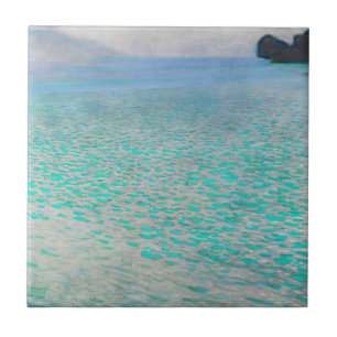 Gustav Klimt - On Lake Attersee Ceramic Tile