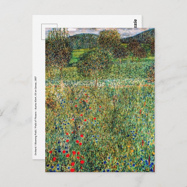 Gustav Klimt - Orchard Postcard (Front/Back)