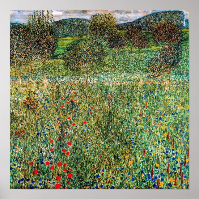 Gustav Klimt - Orchard Poster (Front)