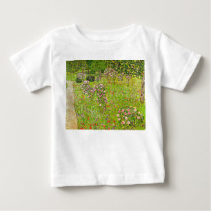 Gustav Klimt Orchard with Roses Baby T-Shirt