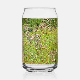Gustav Klimt Orchard with Roses Can Glass