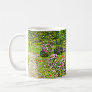 Gustav Klimt Orchard with Roses Coffee Mug