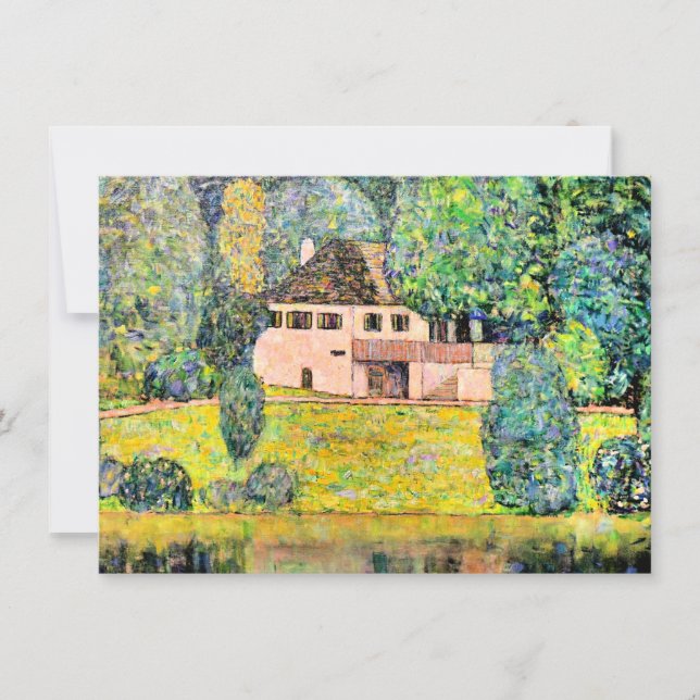 Gustav Klimt painting, Litzlbergkeller, Card (Front)