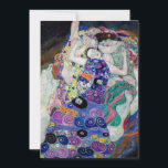 Gustav Klimt Painting The Virgin Holiday Card<br><div class="desc">Gustav Klimt's The Virgin (1913)</div>