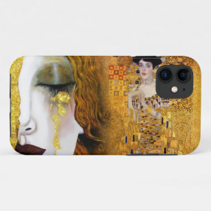 Gustav Klimt, paintings Collage, Combined art iPhone 11 Case