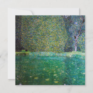 Gustav Klimt - Park of Schloss Kammer am Attersee Thank You Card