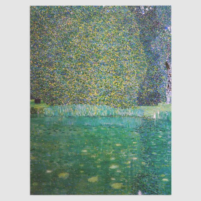 Gustav Klimt - Park of Schloss Kammer am Attersee Tissue Paper (Creator Uploaded)