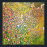 Gustav Klimt Pink Flowers Poster<br><div class="desc">Gustav Klimt Pink Flowers poster. Oil on canvas from 1900. One of Klimt’s most beautiful landscape paintings, Pink Flower Garden or Italian Horticultural Landscape features a sprawling garden in bloom in Klimt’s unique blend of impressionist, expressionist and art nouveau mannerisms. The work is a beautiful flower painting that makes a...</div>
