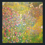 Gustav Klimt Pink Flowers Print<br><div class="desc">Gustav Klimt Pink Flowers print. Oil on canvas from 1900. One of Klimt’s most beautiful landscape paintings, Pink Flower Garden or Italian Horticultural Landscape features a sprawling garden in bloom in Klimt’s unique blend of impressionist, expressionist and art nouveau mannerisms. The work is a beautiful flower painting that makes a...</div>