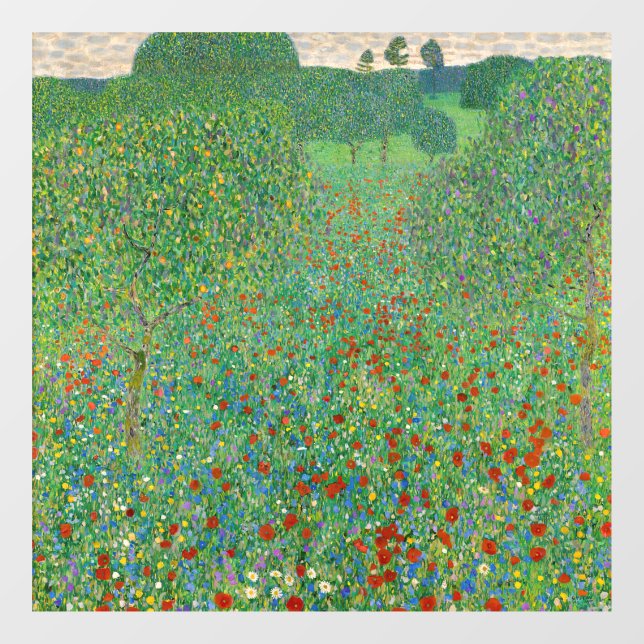 Gustav Klimt - Poppy Field (Sheet)