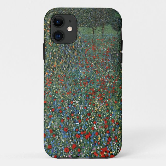 Gustav Klimt Poppy Field Case-Mate iPhone Case (Back)