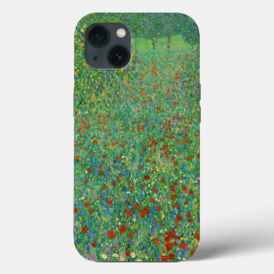 Gustav Klimt - Poppy Field iPhone 13 Case