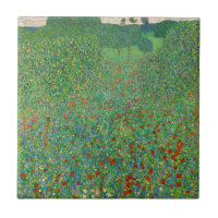 Gustav Klimt - Poppy Field