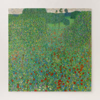 Gustav Klimt - Poppy Field