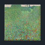 Gustav Klimt - Poppy Field Magnet<br><div class="desc">Poppy Field / Field of Poppies - Gustav Klimt,  Oil on Canvas,  1907</div>