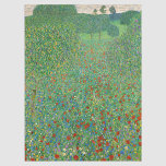 Gustav Klimt - Poppy Field Tissue Paper<br><div class="desc">Poppy Field / Field of Poppies - Gustav Klimt,  Oil on Canvas,  1907</div>