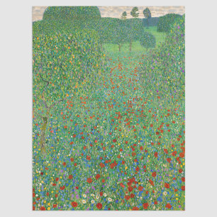 Gustav Klimt - Poppy Field Tissue Paper