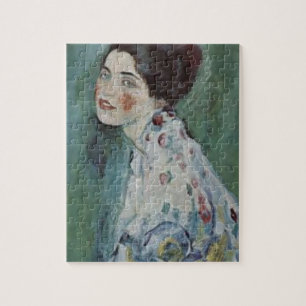 Gustav Klimt - Portrait of a Lady Painting Jigsaw Puzzle