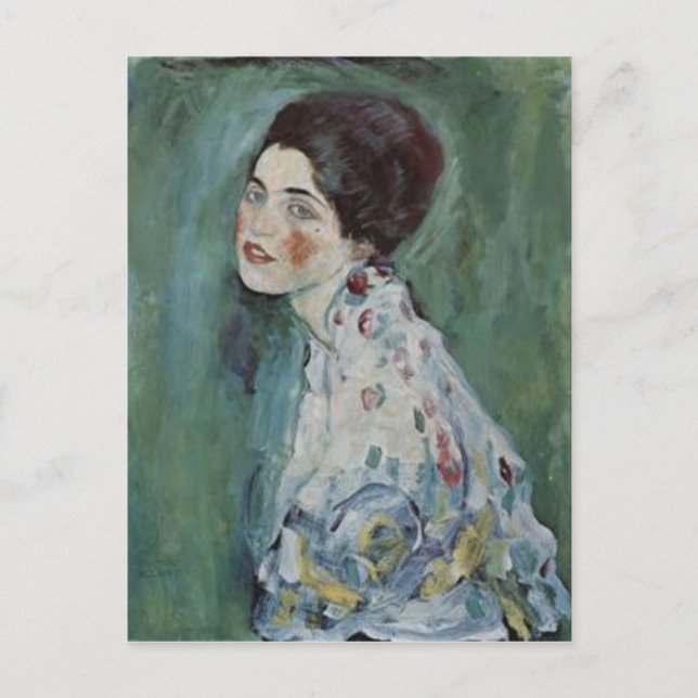 Gustav Klimt - Portrait of a Lady Painting Postcard (Front)