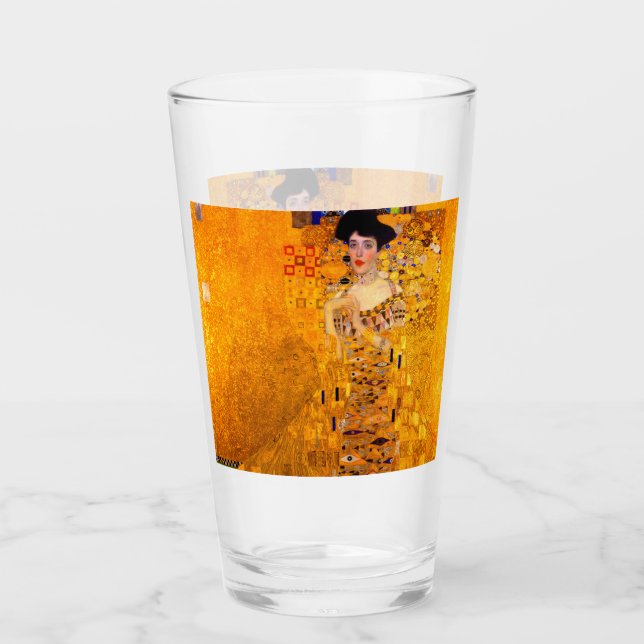 Gustav Klimt Portrait of Adele Bloch Bauer Glass (Front)