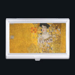 Gustav Klimt - Portrait of Adele Bloch-Bauer I Business Card Holder<br><div class="desc">Portrait of Adele Bloch-Bauer I - Gustav Klimt,  Oil on Canvas,  1907</div>