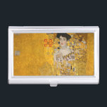 Gustav Klimt - Portrait of Adele Bloch-Bauer I Business Card Holder<br><div class="desc">Portrait of Adele Bloch-Bauer I - Gustav Klimt,  Oil on Canvas,  1907</div>