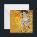 Gustav Klimt - Portrait of Adele Bloch-Bauer I Card<br><div class="desc">Portrait of Adele Bloch-Bauer I - Gustav Klimt,  Oil on Canvas,  1907</div>