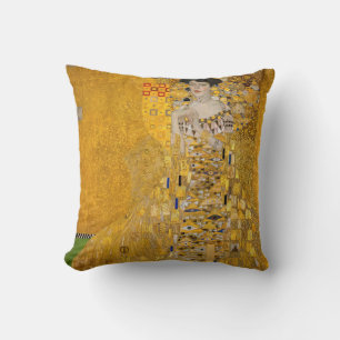 Gustav Klimt - Portrait of Adele Bloch-Bauer I Cushion
