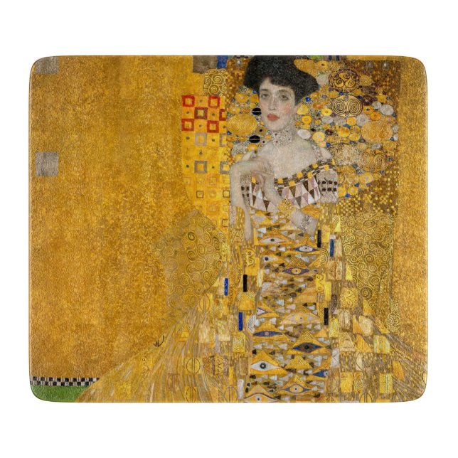 Gustav Klimt - Portrait of Adele Bloch-Bauer I Cutting Board (Front)