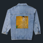 Gustav Klimt - Portrait of Adele Bloch-Bauer I Denim Jacket<br><div class="desc">Portrait of Adele Bloch-Bauer I - Gustav Klimt,  Oil on Canvas,  1907</div>