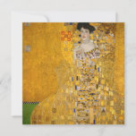 Gustav Klimt - Portrait of Adele Bloch-Bauer I Invitation<br><div class="desc">Portrait of Adele Bloch-Bauer I - Gustav Klimt,  Oil on Canvas,  1907</div>