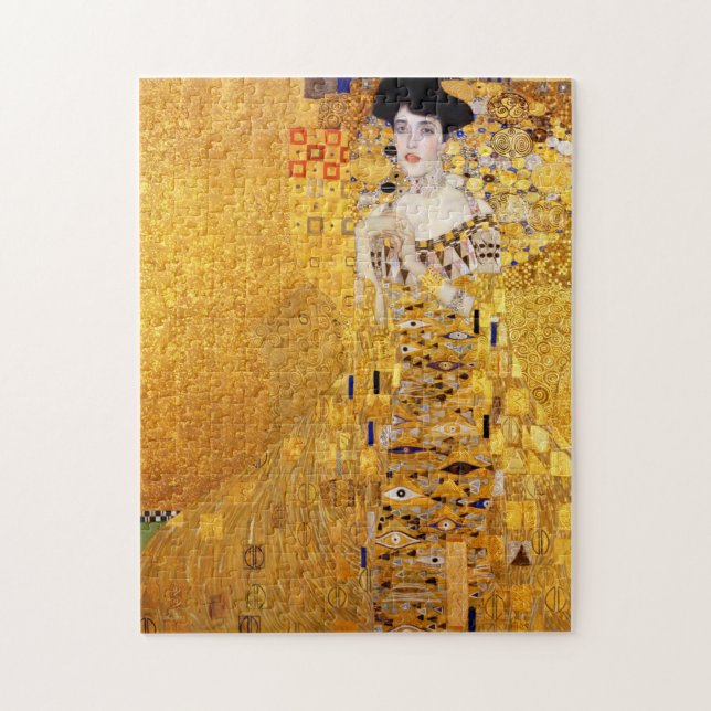 Gustav Klimt Portrait of Adele Bloch-Bauer I Jigsaw Puzzle (Vertical)