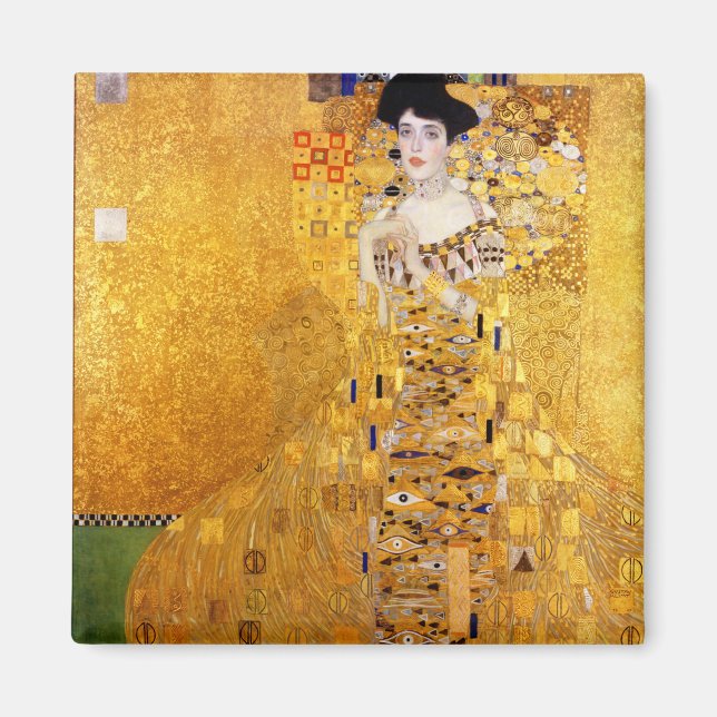 Gustav Klimt Portrait of Adele Bloch-Bauer I Magnet (Front)