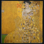 Gustav Klimt - Portrait of Adele Bloch-Bauer I Napkin<br><div class="desc">Portrait of Adele Bloch-Bauer I - Gustav Klimt,  Oil on Canvas,  1907</div>