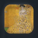 Gustav Klimt - Portrait of Adele Bloch-Bauer I Paper Plate<br><div class="desc">Portrait of Adele Bloch-Bauer I - Gustav Klimt,  Oil on Canvas,  1907</div>