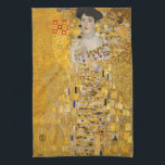 Gustav Klimt - Portrait of Adele Bloch-Bauer I Tea Towel<br><div class="desc">Portrait of Adele Bloch-Bauer I - Gustav Klimt,  Oil on Canvas,  1907</div>
