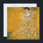 Gustav Klimt - Portrait of Adele Bloch-Bauer I Thank You Card<br><div class="desc">Portrait of Adele Bloch-Bauer I - Gustav Klimt,  Oil on Canvas,  1907</div>