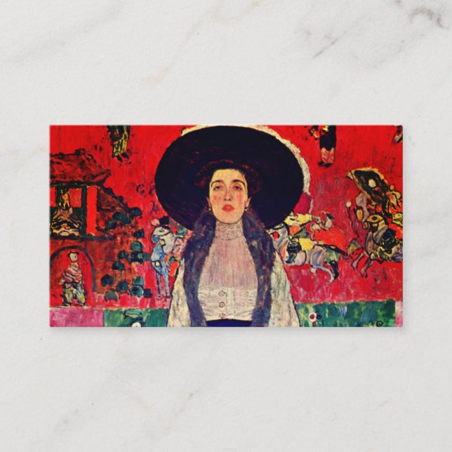 Gustav Klimt Portrait of Adele Bloch-Bauer II Enclosure Card (Front)