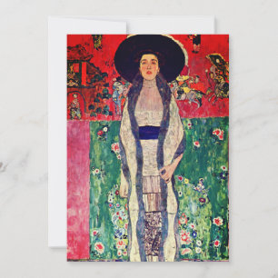 Gustav Klimt Portrait of Adele Bloch-Bauer II Invitation