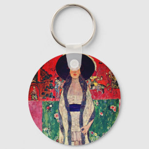 Gustav Klimt Portrait of Adele Bloch-Bauer II Key Ring