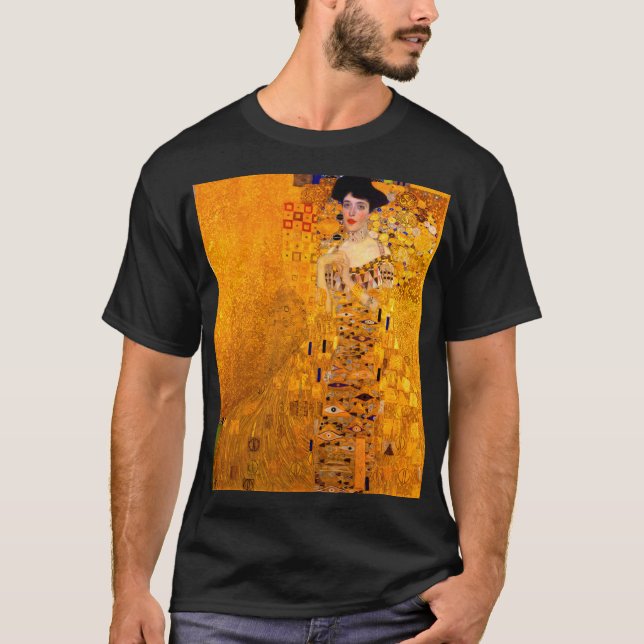 Gustav Klimt Portrait of Adele Bloch Bauer T-Shirt (Front)