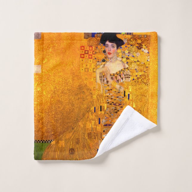 Gustav Klimt Portrait of Adele Bloch Bauer Wash Cloth (Wash Cloth)