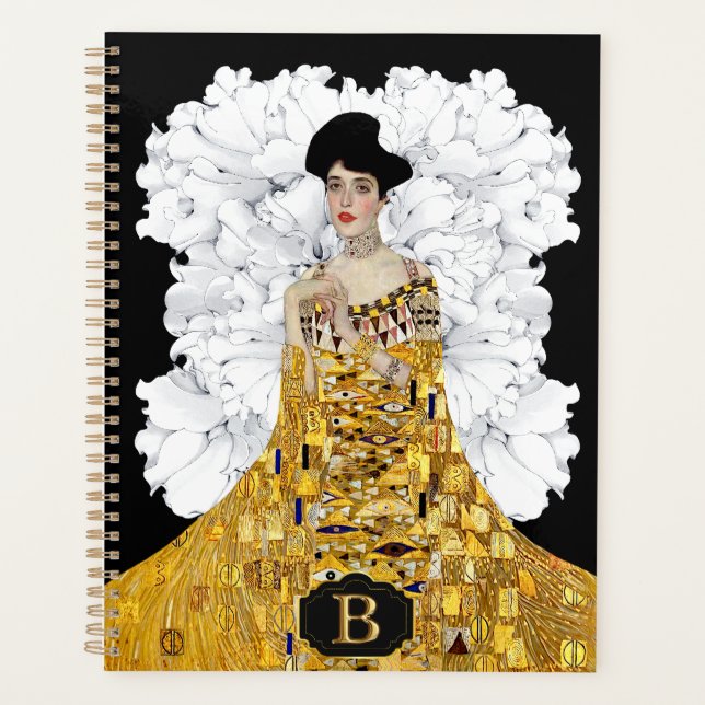 GUSTAV KLIMT-PORTRAIT OF ADELE BLOCH MONOGRAMMED PLANNER (Front)