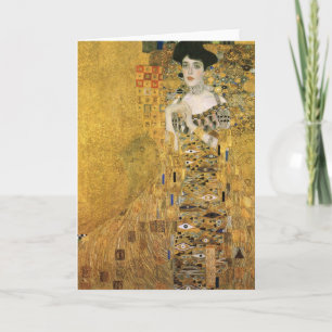 Gustav Klimt - Portrait of Adele Block Bauer Card